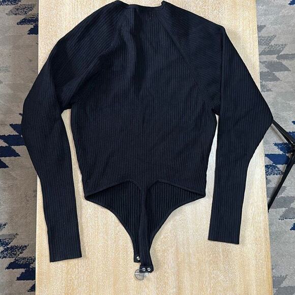 Good American Rib Deep V Bodysuit - Picture 10 of 10